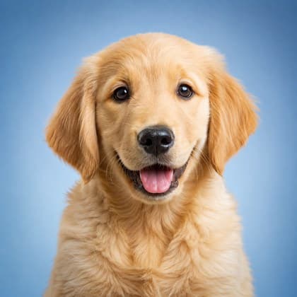 A golden retriever puppy